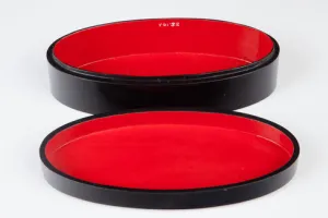 OVAL BOX WITH A COPY AFTER IVAN SHISHKIN'S "MORNING IN A PINE FOREST"