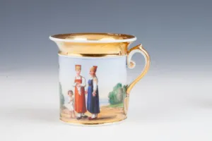 CUP FROM A TEA AND COFFEE SERVICE, ONE OF SIX