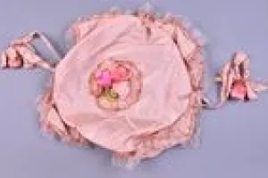 PINK FLORAL SILK PURSE