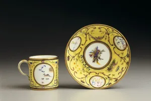 CUP WITH REBUS (GOBELET LITRON), ONE OF TWO