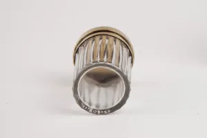 GLASS JAR FROM A DRESSING TABLE SET