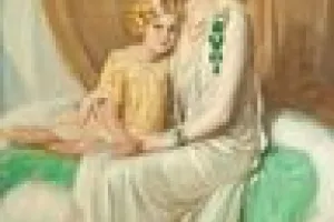 PORTRAIT OF MRS. HUTTON (MARJORIE POST) AND DAUGHTER NEDENIA HUTTON (DINA MERRILL)