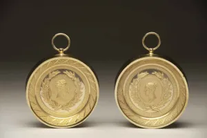 MEDALLION WITH MEDAL OF EMPEROR ALEXANDER I