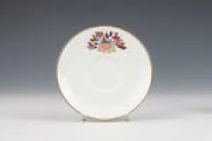 SAUCER FROM A TEA SERVICE