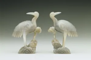 CRANE WITH THE FUNGUS OF IMMORTALITY (ONE OF TWO)