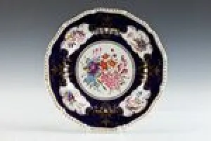 PLATE FROM A DINNER SERVICE, ONE OF 14