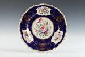 PLATE FROM A DINNER SERVICE, ONE OF 14