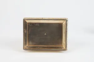 SOAP BOX WITH COVER AND WIRE LINER FROM A DRESSING TABLE SET