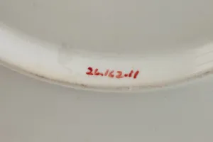 PLATE FROM A DINNER SERVICE, ONE OF 14