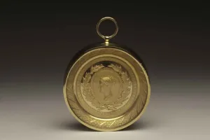 MEDALLION WITH MEDAL OF EMPEROR ALEXANDER I