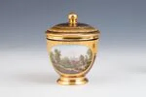 CUP FROM A TEA AND COFFEE SERVICE, ONE OF TWO