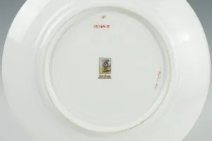 BIRD PLATE, ONE OF 12