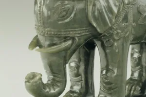 LAMP OF AN ELEPHANT (ONE OF TWO)