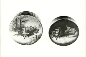 BOX WITH TROIKA SCENE