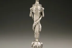 CANDLESTICK, ONE OF TWO