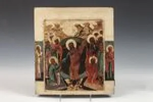 RESURRECTION WITH ST. IAKOV AND ST. ANNA