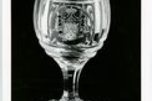 RED WINE GLASS FROM THE BANQUETING SERVICE, ONE OF TWELVE