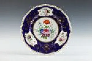 PLATE FROM A DINNER SERVICE, ONE OF 14