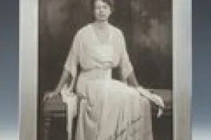 FRAME WITH PHOTOGRAPH OF ELEANOR ROOSEVELT