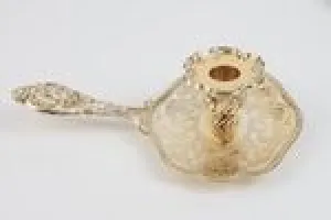 CANDLESTICK FROM A DRESSING TABLE SET
