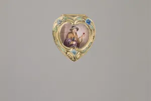 HEART-SHAPED BOX WITH DUTCH SCENES