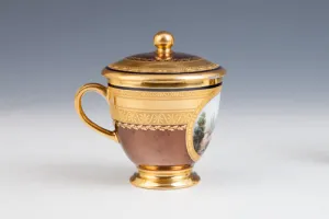 CUP FROM TEA AND COFFEE SERVICE, ONE OF TWO