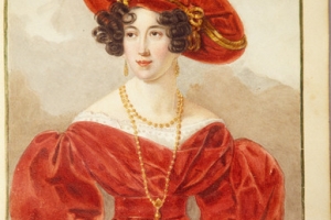 ELISABETH VASILEVNA MEYENDORF, NÉE D’HOGGUER, FROM THE MIDDLETON WATERCOLOR ALBUM