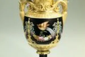 VASE, ONE OF TWO