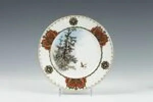 BIRD PLATE, ONE OF 12