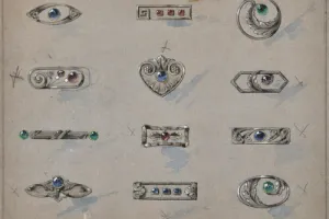BROOCH (ONE OF TWO)
