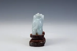 FIGURINE OF AN ELEPHANT (ONE OF TWO)