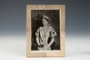 FRAME WITH A PHOTOGRAPH OF LADY BRAEBURN