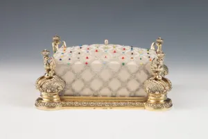 PINCUSHION FROM A DRESSING TABLE SET