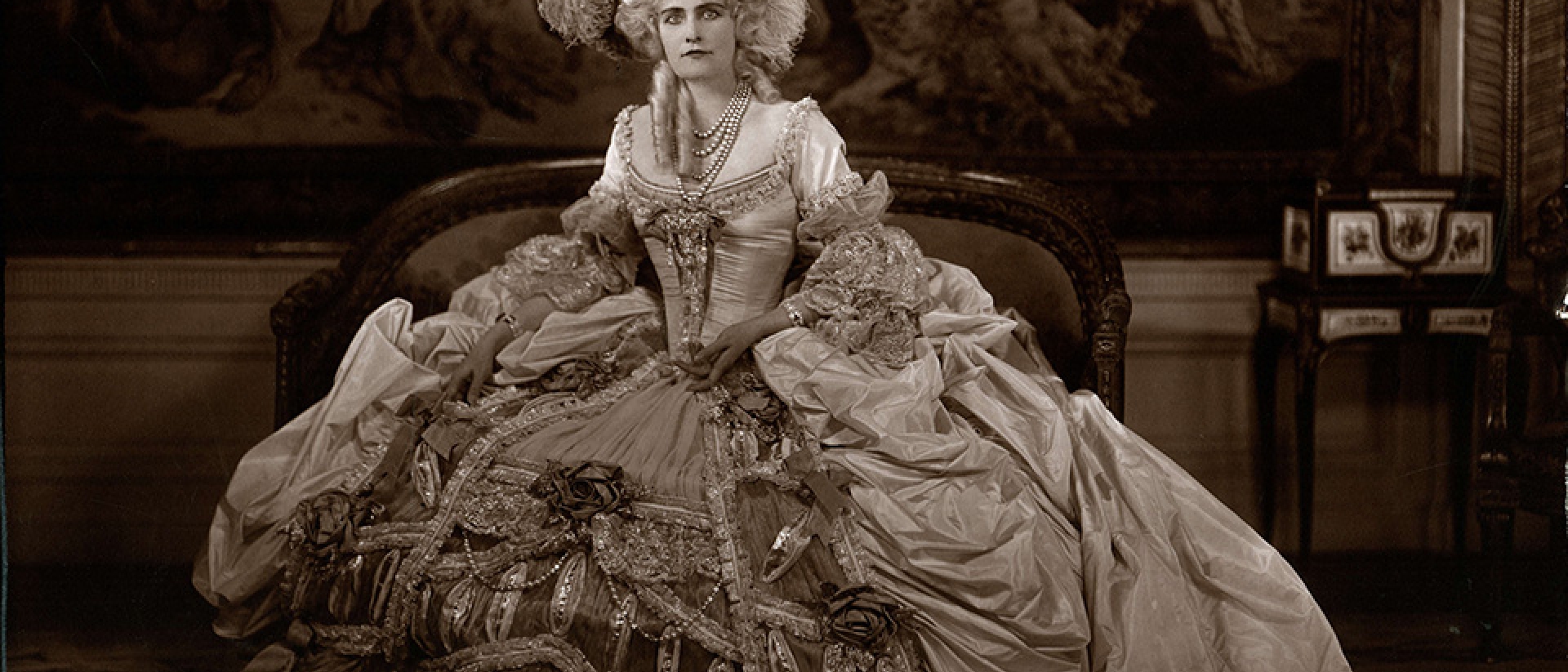 Marjorie Post in costume as Marie Antoinette