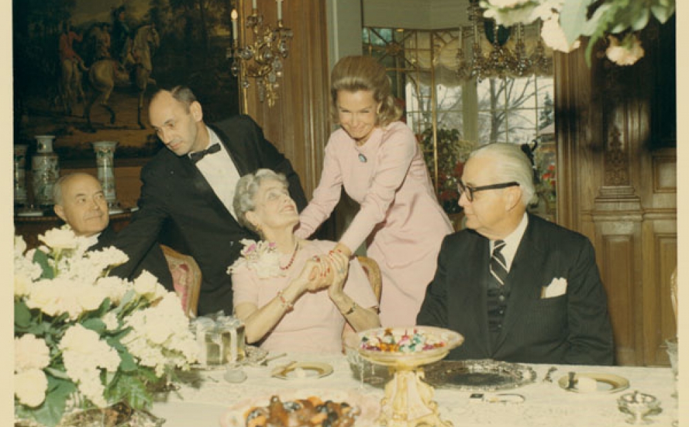Marjorie Post and Dina Merrill at Hillwood, Washington DC