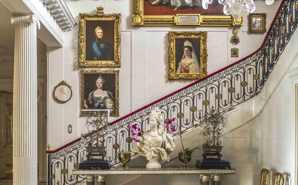 Detail of the entry hall
