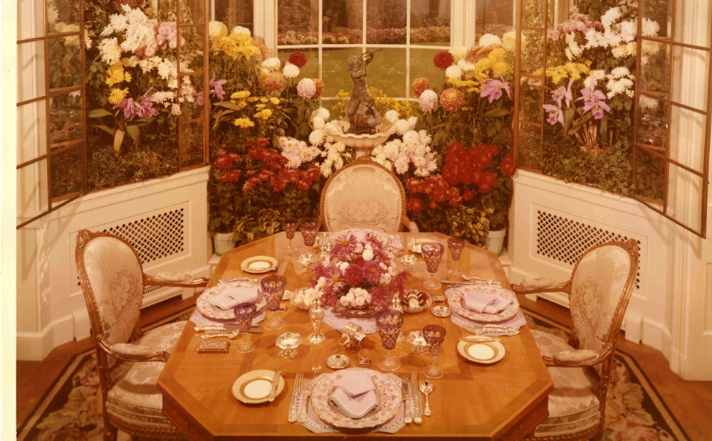 The breakfast room in the 1960s