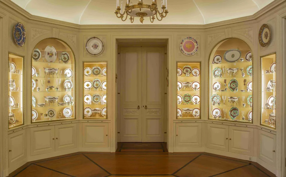 Russian porcelain room