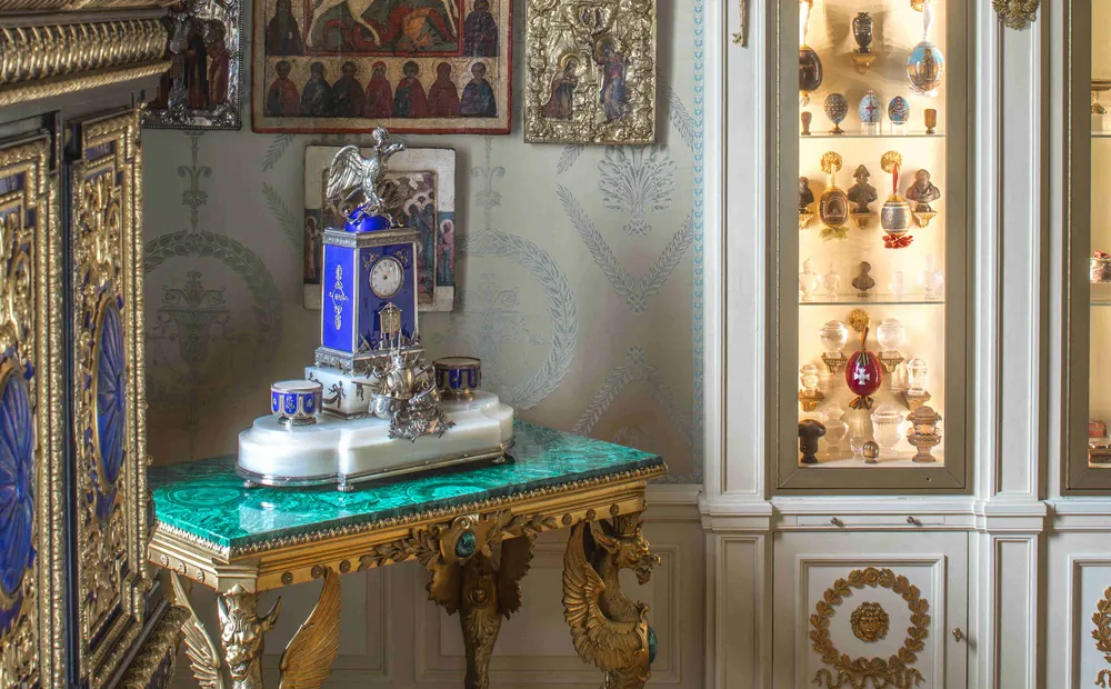 A detail of the Icon Room