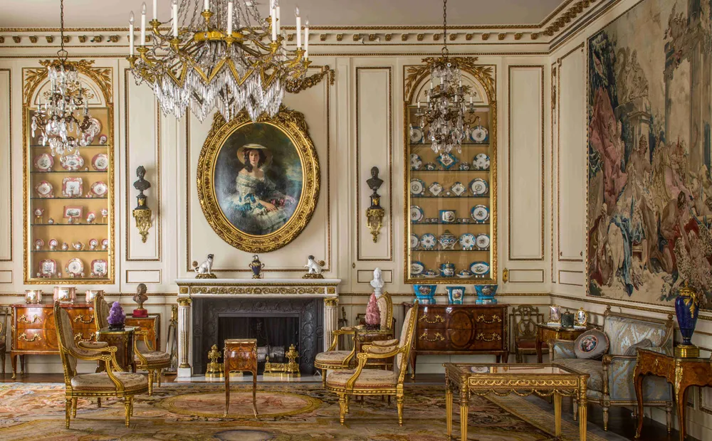 French drawing room at Hillwood