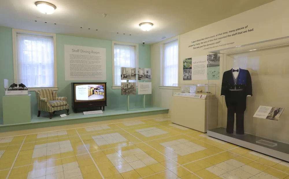 The staff dining room today